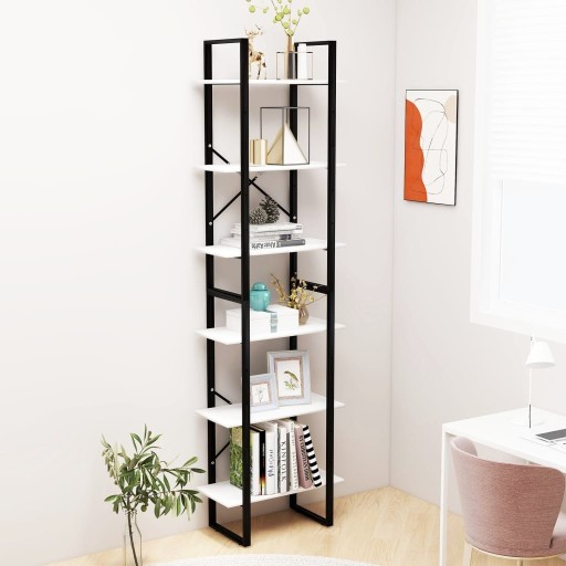 Полка складская металлическая VidaXL 210 х 60 х 30 см, макс. 1 кг на полку