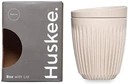HUSKEE Кружка на вынос 236мл Natural + крышка Кар