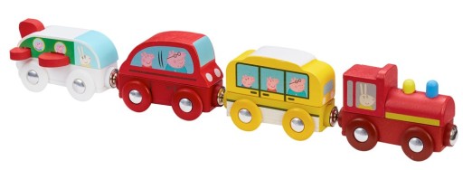 ŚWINKA PEPPA Drewniany Mini Pojazd Samolot