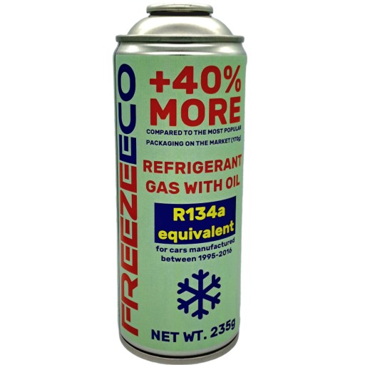 ГАЗ ДЛЯ ЗАПРАВКИ КОНДИЦИОНЕРА АВТОМОБИЛЯ FreezeEco Clima Fix Set R134A картридж 0,4л