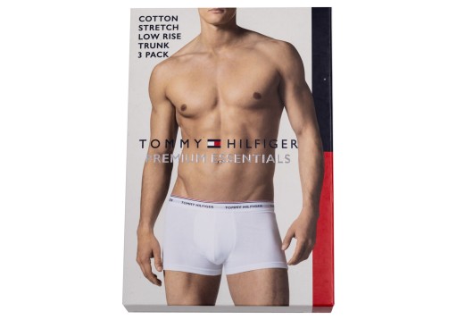TOMMY HILFIGER PREMIUM 3 PACK BOKSERKI LOW R 409 S