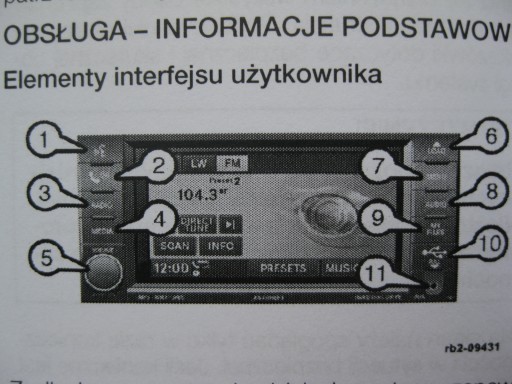 Chrysler Polska instrukcja radia nawigacji Jeep