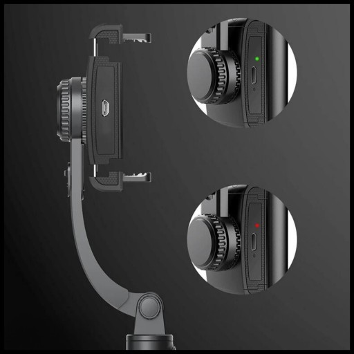 ДЕРЖАТЕЛЬ ДЛЯ ТЕЛЕФОНА SELFIESTICK GIMBAL АВТОМАТИЧЕСКАЯ СТАБИЛИЗАЦИЯ 360 БЕЛЫЙ