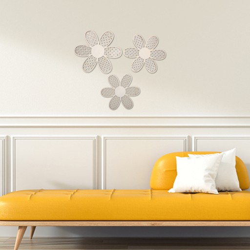 БОХО ДОМАШНИЙ ДЕКОР НАСТЕННЫЕ УКРАШЕНИЯ ДЕРЕВЯННЫЕ РОМАШКИ DAISY BOHEMIA DECORATE