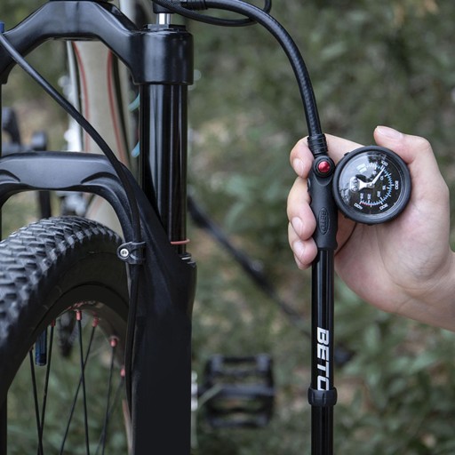 Wysokociśnieniowa pompka rowerowa 400psi z manomet