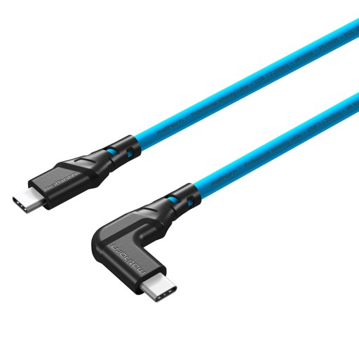 Mathorn MTC-211 2м20Гбит/с4K60Гц 100Вт USB C-C90 Синий
