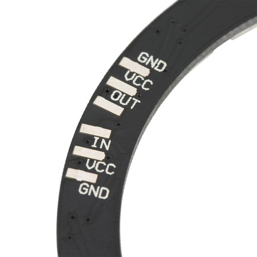 КОЛЬЦО RGB 24 X LED WS2812 5050 КОЛЬЦО RGB