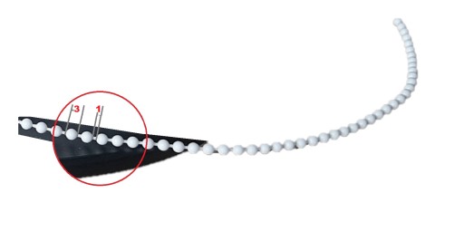 Mechanizm do rolet brąz pakiet montażowy dzień noc