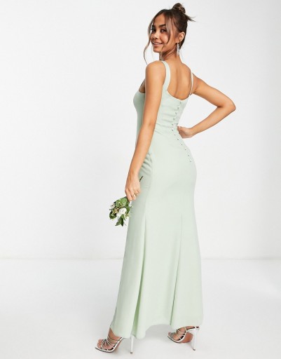 LUX Bridesmaid Шифоновое платье макси L