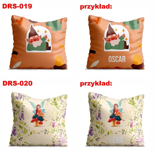 Poszewka na Poduszkę z Imieniem Personalizacja Imię Prezent dla Syna Córki