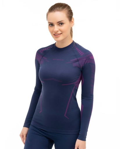 BIELIZNA DAMSKA TERMICZNA BRUBECK DRY KOMPLET BLUZA I SPODNIE L