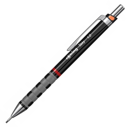 Карандаш механический Rotring 1,0 мм, корпус черный.