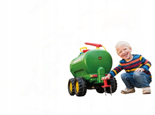 Rolly ToysrollyTrailer John Deere двухосная цистерна + насос