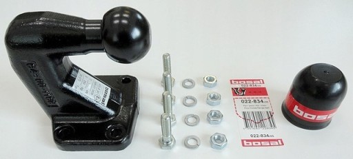 БУКСИРОВОЧНЫЙ КРЮК BOSAL + 4 НАПОРТИВНЫХ ВИНТА