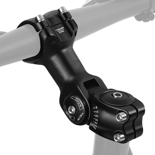 MOSTEK ROWEROWY 110MM MOSTEK MTB REGULOWANY 60° PODWYŻSZENIE KIEROWNICY