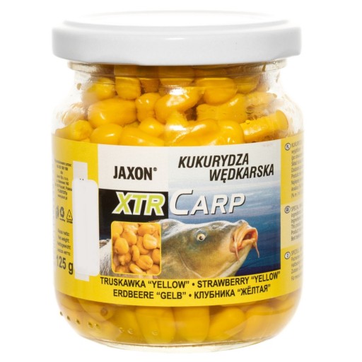 Kukurydza Wędkarska XTR CARP 125g Truskawka Żółta