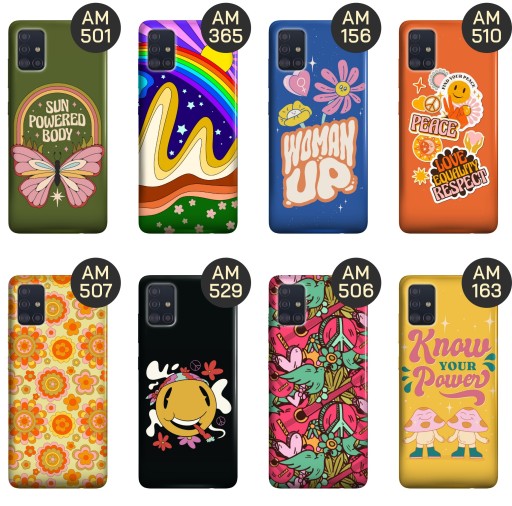 ETUI DO SAMSUNG GALAXY A51 5G WZORY HIPPIE PEACE HIPPISI OBUDOWA POKROWIEC