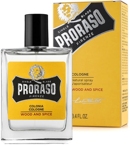 Proraso Cologne - Одеколон Wood Spice 100 мл