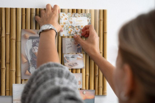 Foto tablica magnetyczna suchościeralna z nadrukiem 60x40 cm Bambusowe kije
