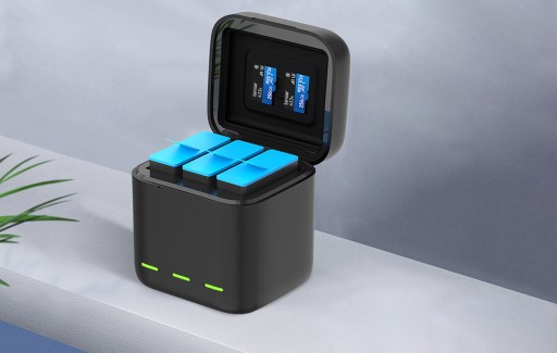 USB-зарядное устройство, 2 аккумулятора для GoPro HERO 8 7 6 5