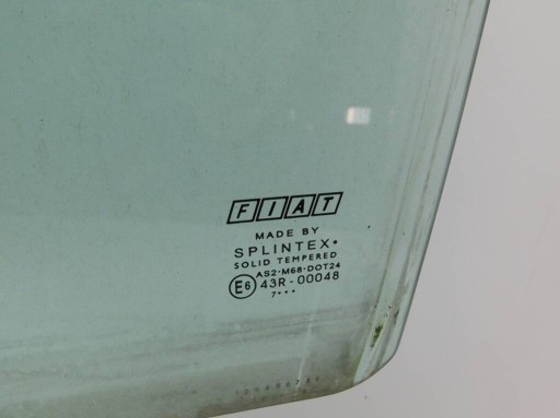 FIAT GRANDE PUNTO 2008 5D ОКНО ДВЕРИ ЛЕВОЕ ЗАДНЕЕ
