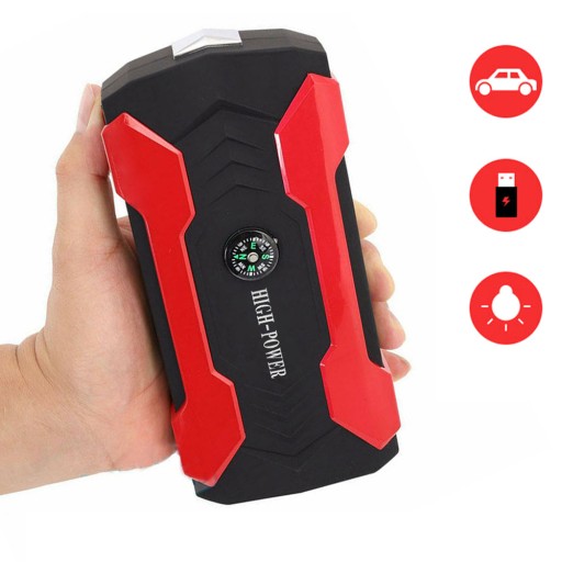 POWERBANK ДЛЯ АВТОМОБИЛЯ ЗАПУСКА 12В СО СВЕТОДИОДНЫМ ОСВЕЩЕНИЕМ 28000 МАЧ