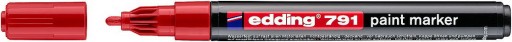 Marker olejowy Edding 791 czerwony okr.