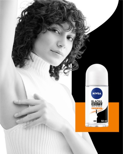 Антиперспирант в черно -белого цвета Nivea