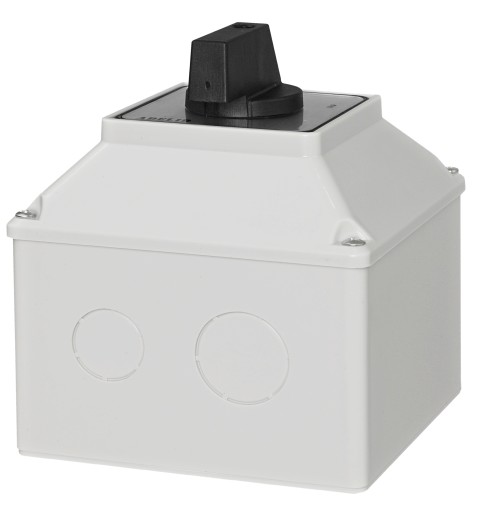 КУЛАЧКОВЫЙ ПЕРЕКЛЮЧАТЕЛЬ 32A 0-1 1F В КОРПУСЕ IP65