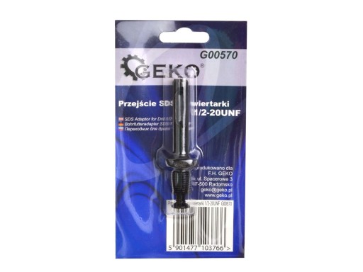 Переходник SDS для сверла 1 2-20UNF GEKO G00570