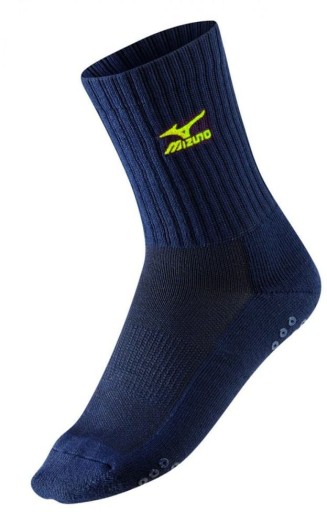 Носки Mizuno Volley среднего размера Mizuno Navy/Yellow. 3537