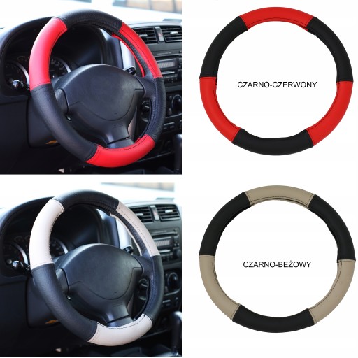 NAKŁADKA (6K) POKROWIEC NA KIEROWNICĘ do Opel Corsa A B C D E Crossland