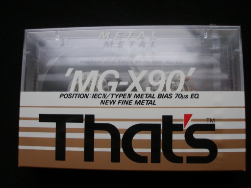 Это металлическая кассета MG-X 90 Metal 1990-92 годов, Варшава