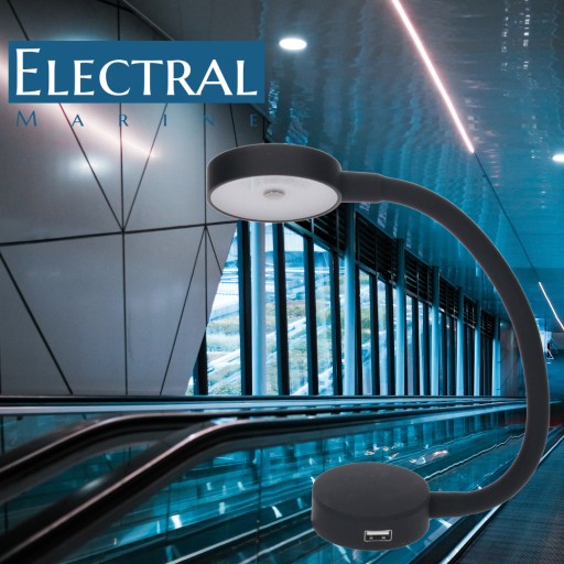 Лампа ДЛЯ КАМЕРЫ ЯХТЫ LED 2W 12/24V USB MATT