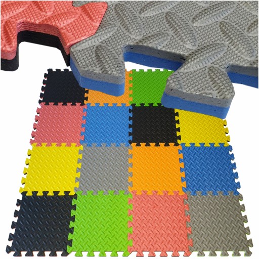 FOAM MAT Пенопласт-пазл 2 см Набор из 9 шт.