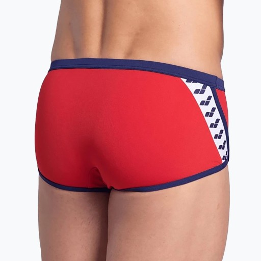 Мужские плавки Arena Icons Swim Low Waist Short Однотонный красный/темно-синий 100
