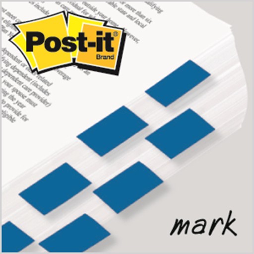 Zakładki indeksujące Post-it niebieskie 50szt.
