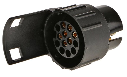 PRZEJŚCIÓWKA ADAPTER GNIAZDO PRZYCZEPY 7/13 PIN REDUKTOR REDUKCJA GNIAZDA