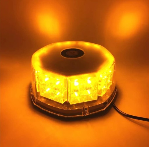 LAMPA OSTRZEGAWCZA KOGUT STROBOSKOP 32 mocne LEDY