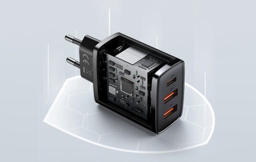 БЫСТРОЕ СЕТЕВОЕ ЗАРЯДНОЕ УСТРОЙСТВО BASEUS ДЛЯ ТЕЛЕФОНА USB USB-C TYPE-C AFC QC 3.0 30 Вт