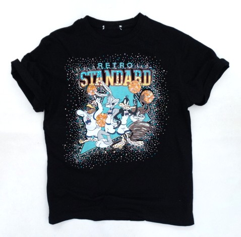 TSHIRT oversize Retro DISNEY Bugs Diabeł Tasmański