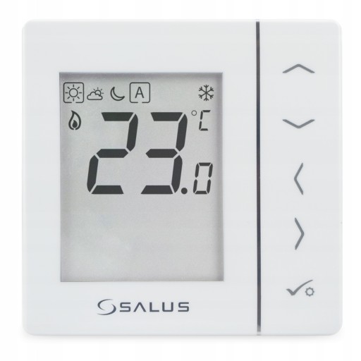 ПРОВОДНОЙ РЕГУЛЯТОР СУТОЧНОЙ ТЕМПЕРАТУРЫ SALUS VS35W, БЕЛЫЙ