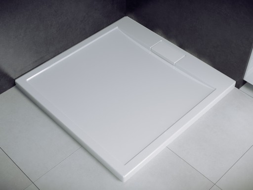 Душевой поддон AXIM 90x90 белый SLIM 4 Besco
