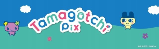 Bandai Original Tamagotchi Pix Party Electron