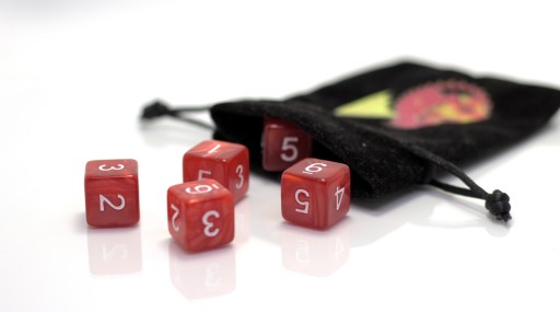 НАБОР ИЗ 10 КУБИКОВ D6 RPG ОТ HELL DICE 1,6 СМ
