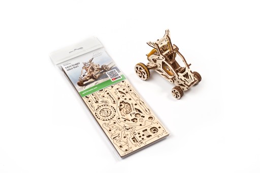 МИНИ БАГГИ UGEARS МЕХАНИЧЕСКАЯ МОДЕЛЬ 3D ПАЗЛ