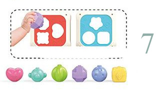 EDUCATIONAL CUBE 7в1 гибкий сортер + блоки