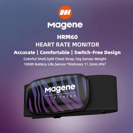 Велосипедный датчик сердечного ритма Magene с Bluetooth ANT + для Polar Garmin