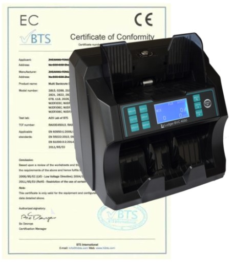 Ludger BVC 4050 Счетчик банкнот VALUE