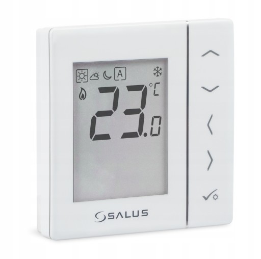 ПРОВОДНОЙ РЕГУЛЯТОР СУТОЧНОЙ ТЕМПЕРАТУРЫ SALUS VS35W, БЕЛЫЙ